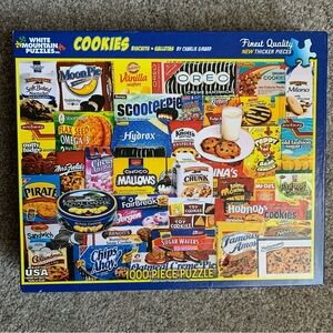 White Mountain 2015 COOKIES by C Girard Puzzle #1051S COMPLETE 1,000 Pieces
